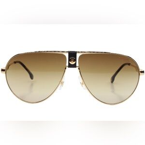 Carrera 1033/S J5GHA Gold Aviator Gradient Luxury Italy Sunglasses -Ma, NWT